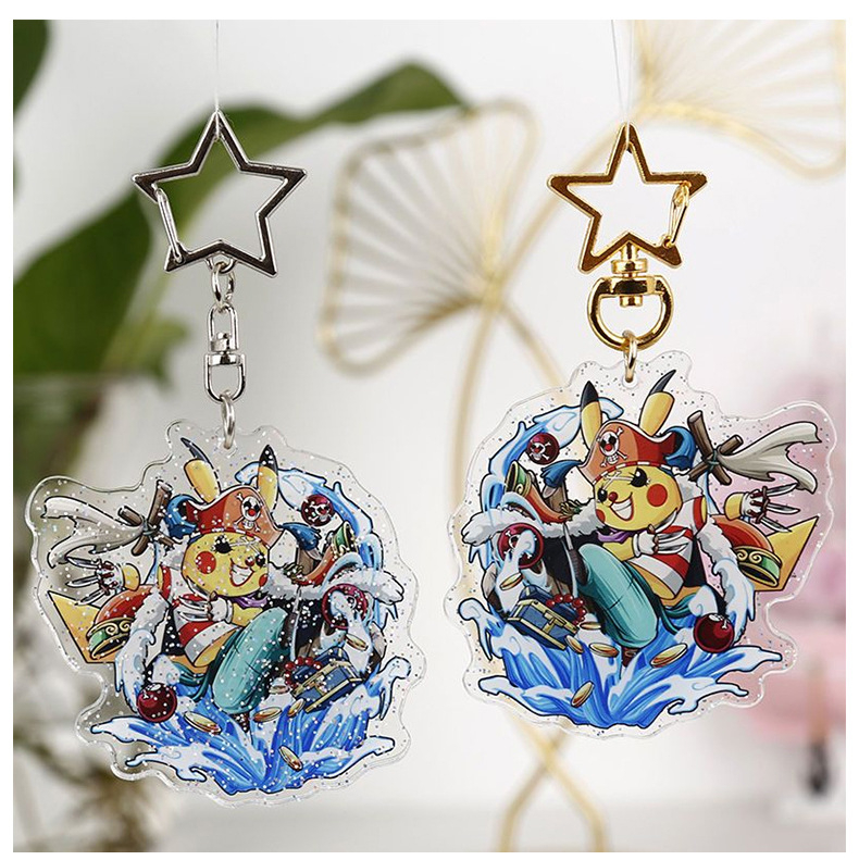 Akrilni karikaturalni ključni lanac – privjesak za ruksak, Lizhou, pojedinačno pakiranje