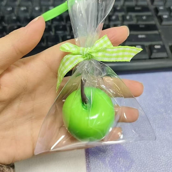 Ключодържател с мотив ябълка, плат, въжен каиш, модерен стил, подарък за двойки