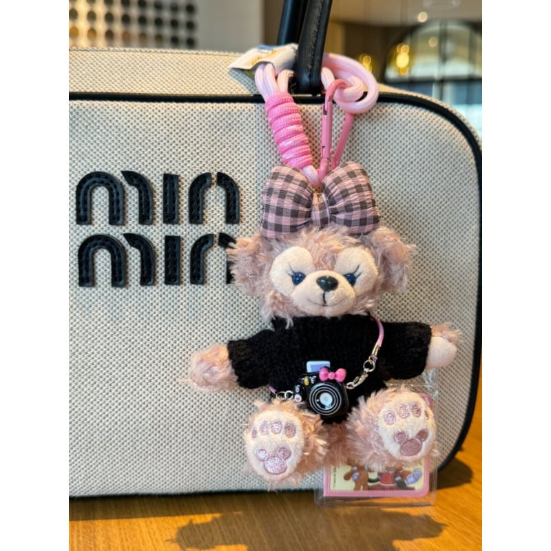 Ключодържател - висулка, плюшено изделие, сладък лицев дизайн, модерен минималистичен стил