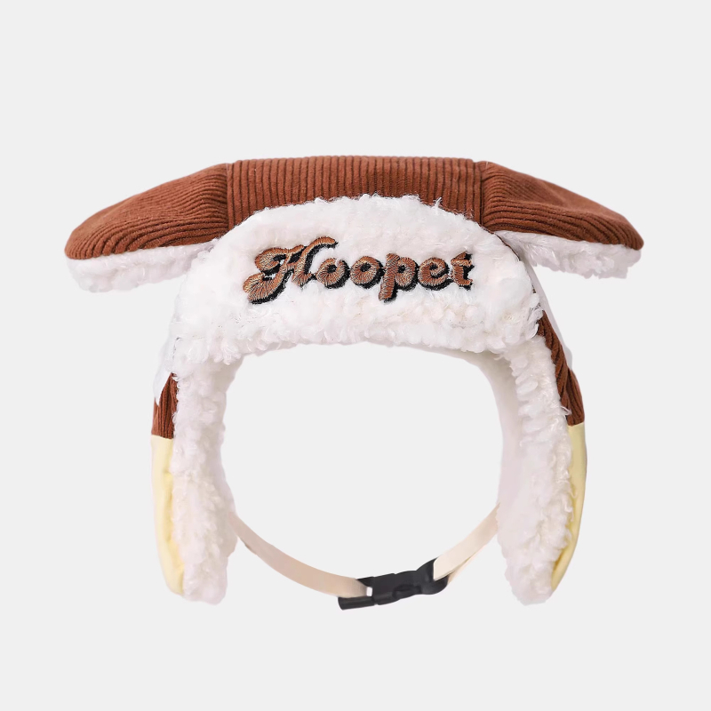 Шапка за домашни любимци в стил Лей Фън за котки и кучета | полиестер/найлон, универсална подгонка, есенно-зимна топлина за разходки навън