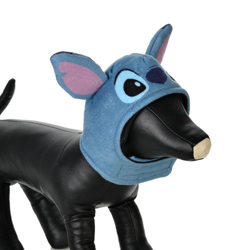 Stitch kisállat sapka kutyáknak és macskáknak – bársony, rácsos minta, téli szezon, kényelmes stílus