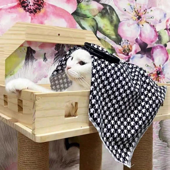 Турбан-шапка за домашни любимци (котки и кучета) – полиестер, слънцезащита, ветроустойчивост, защита срещу пясък