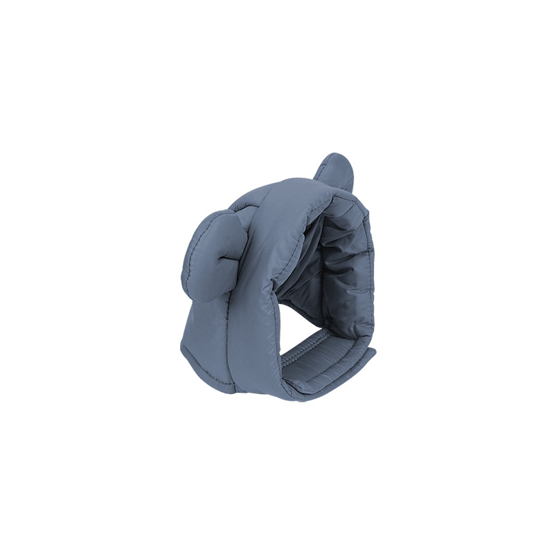 Zimný set oblečenia pre domáce zvieratá: overal pre psy s kapucňou a čiapkou s medvedími ušami, japonsko-kórejský štýl, polyester, CheePet