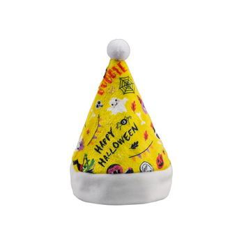 Pluš kapa za kućne ljubimce, karikatura uzorak, velur materijal, ispisna obrada, Halloween i Božić