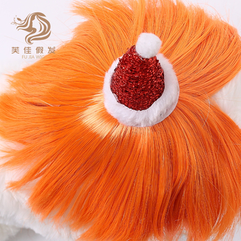 Set prilagodnika za kosu kućnih ljubimaca: paruka za mačke i pse, božićna kapa i ukosnice za kosu; Materijal: visokotemperaturna žica; univerzalna uporaba; ležerni stil