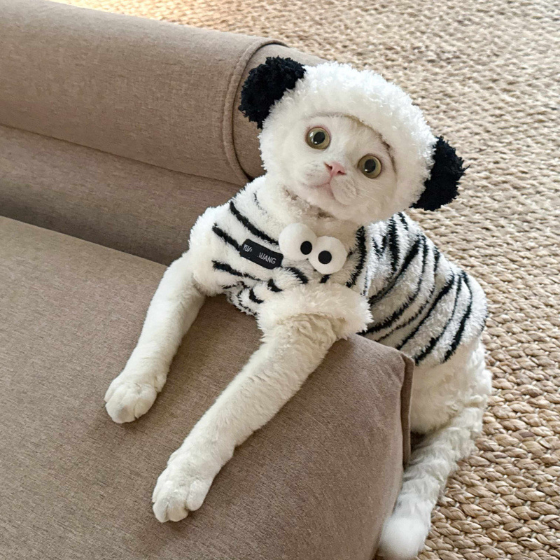 Zimska bezrukavska vestica za mačke od Coral fleece, za Sphynx i Devon Rex