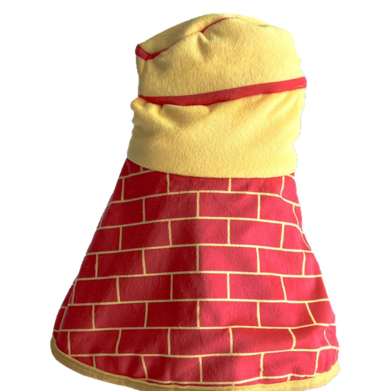 Костюм за преобразяване на домашни любимци: плащ с шапка Тан Сенг, етнически стил, полиестер