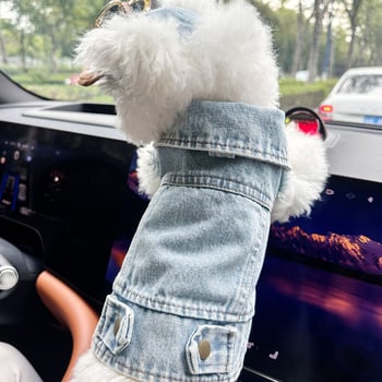 Petcircle комплект дрехи за кучета и котки: яке с шапка, полиестер, стил Leisure, дрехи за домашни любимци