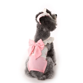 Kutyás nyári fürdőruha háziállatoknak, kalappal — poliészter, szabadidős stílus, kategória: háziállat ruházat