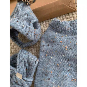 Kis méretű kutyák és macskák számára készült pulóver – gyapjú anyag, lezser stílus, háziállat ruházat, univerzális illeszkedés