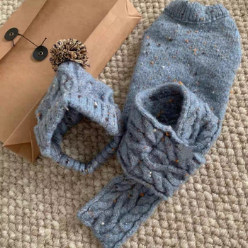 Kis méretű kutyák és macskák számára készült pulóver – gyapjú anyag, lezser stílus, háziállat ruházat, univerzális illeszkedés