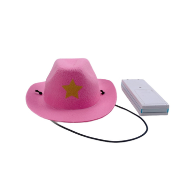 Háziállat cowboy sapka, Cartoon minta, poliészter, sima szövés, domborított felület