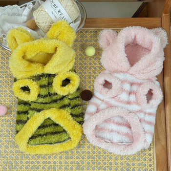 Palton cu glugă pentru câini și pisici, de iarnă (Material: Alt; Categorie: Îmbrăcăminte pentru animale de companie; Stil: Alt)