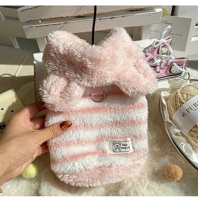 Palton cu glugă pentru câini și pisici, de iarnă (Material: Alt; Categorie: Îmbrăcăminte pentru animale de companie; Stil: Alt)