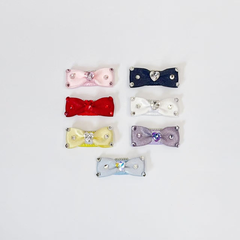 Klip za kosu za kućne ljubimce s mašnicom - stil princeze, poliester, univerzalno, za mačke i pse