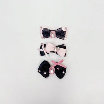 Clips de păr cu funda pentru pisici și câini | Poliester, Utilizare generală, Stil Japonia și Coreea de Sud, Brand zhous