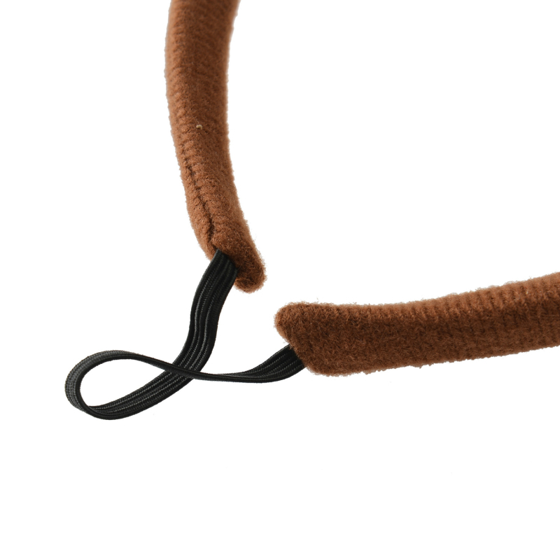 Bandă pentru cap pentru animale de companie, cu coarne de ren de Crăciun, din lână/felt; pentru câini și pisici; accesoriu de sărbători