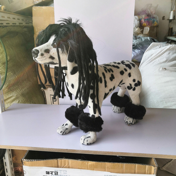 Perucă cu dreadlocks pentru animale de companie (pisici și câini) • Material: sârmă rezistentă la temperaturi înalte • Stil: Lejer • Origine: Zhejiang
