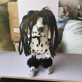 Perucă cu dreadlocks pentru animale de companie (pisici și câini) • Material: sârmă rezistentă la temperaturi înalte • Stil: Lejer • Origine: Zhejiang