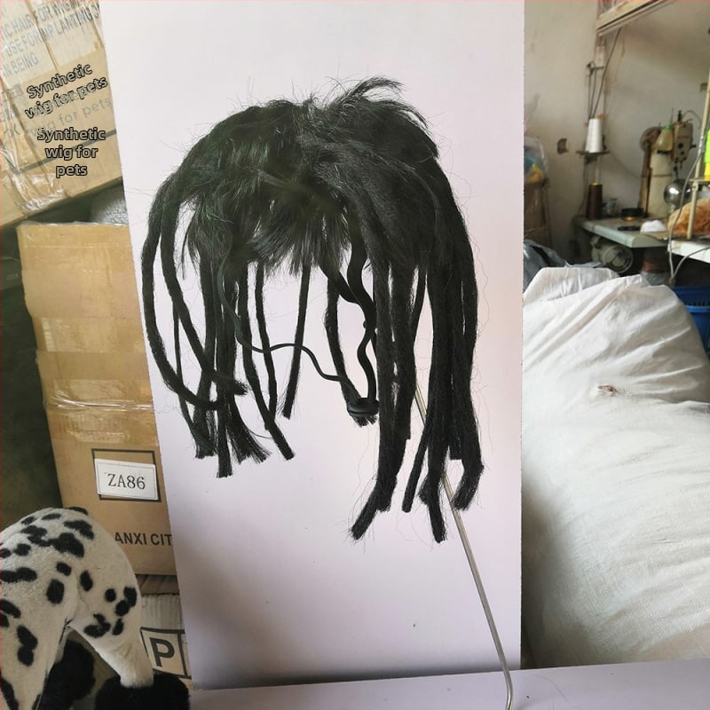 Perucă cu dreadlocks pentru animale de companie (pisici și câini) • Material: sârmă rezistentă la temperaturi înalte • Stil: Lejer • Origine: Zhejiang