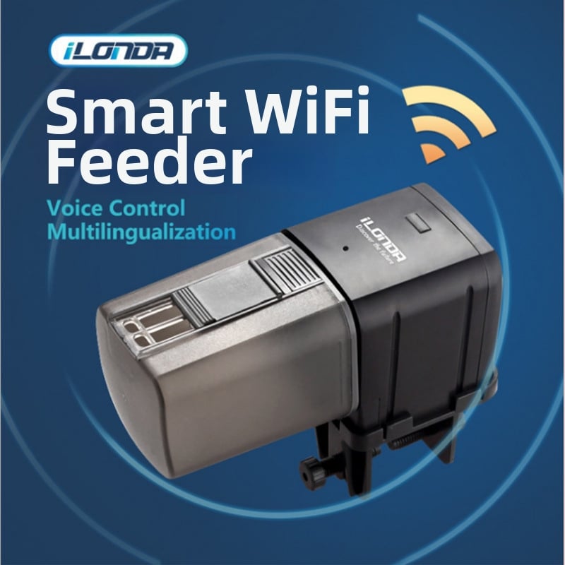 Akvaariumi toidujagaja WiFi kaugjuhtimisega, automaatne söötmine (Materjal: Plastik; Kaal: 276 g; Bränd: Green; Autentseeritud eribrändid: Jah)