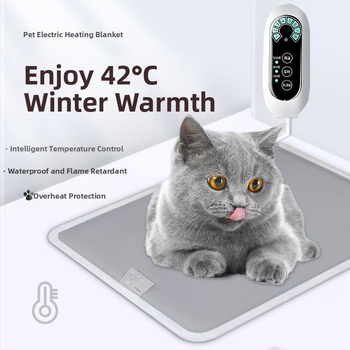 Padă electrică de încălzire pentru câini, pluș, nu se spală