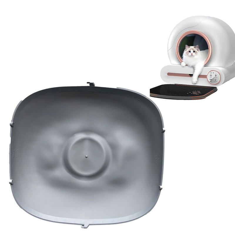 Macskaalomtál aljmat - Wy márka, négyszögletes forma, félig zárt, anyag: egyéb anyagok