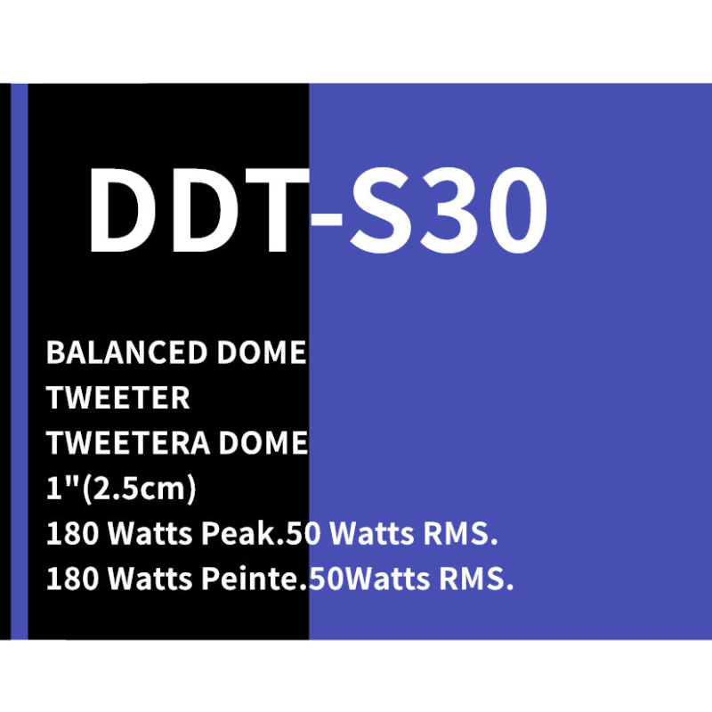 DDT-S30 Υψηλότονου Κέρατο Τβίτερ, 4Ω, 60W, 22Hz–35kHz, Διαφραγμα Silk Film