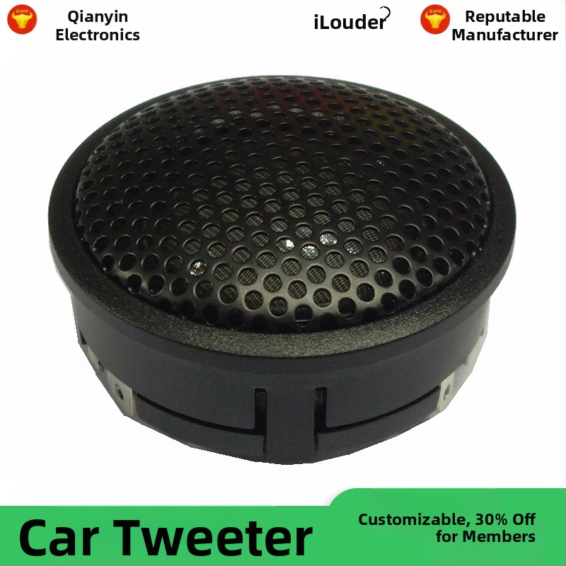 Auto tweeter s diafragmou z nepapírového materiálu, vnútorný magnetický obvod, jednostranný smer, pre automobilový zvuk