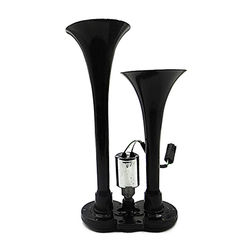 Αυτοκινητικό σφυρί αερίου με διπλό σωλήνα, διπλό τόνο, 24V, 72W, 105–125 dB, απόκριση συχνοτήτων: υψηλά 525±30 Hz, χαμηλά 420±25 Hz