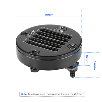 Αεροπνευματικός αυτοκινητικός υπερυψηλής συχνότητας ομιλητής HS40-01, 15W, 4Ω/8Ω, 3,5k-40kHz, 89dB@1W/1m