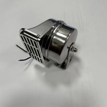 Ηλεκτρικός αυτοκινήτου κόρνος από ανοξείδωτο ατσάλι, υψηλός και χαμηλός τόνος, 12-24V, 110 dB