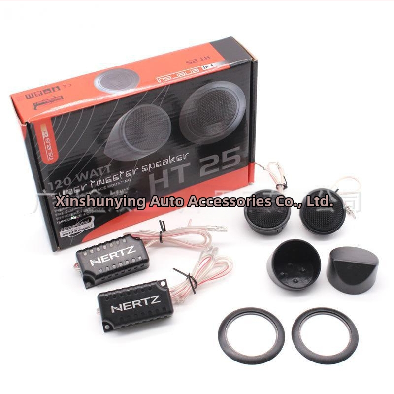 Automobilový tweeter HT-25, 25 mm, 30 W, 4 Ω, frekvenčný rozsah 2 kHz–22 kHz