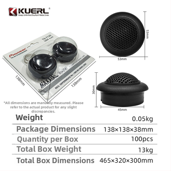 Piezoelektrični tweeter TS-T120, 4 Ω, 10 W, 5 kHz–20 kHz