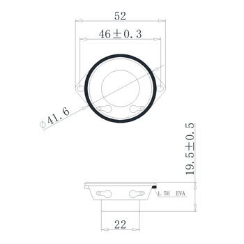 Copax High Spectrum високочестотен говорител, 8 Ω, 15 W, неодимов магнит, мембрана от хартия