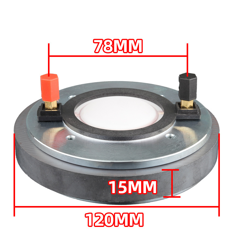 Magnetski tweeter s rog dizajnom, 44 jezgri, 120 magneta, 44,4 mm glasovna zavojnica za visoku kvalitetu zvuka