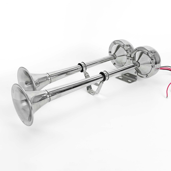 Automobilski električni rog s dvostrukom cijevi, SPSL-1024, 12–24V, 8 Ω, 105±5 dB