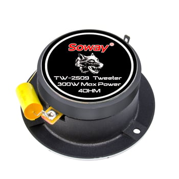 SOWAY TW-2509 auto tweeter, aluminijski, okruglog oblika