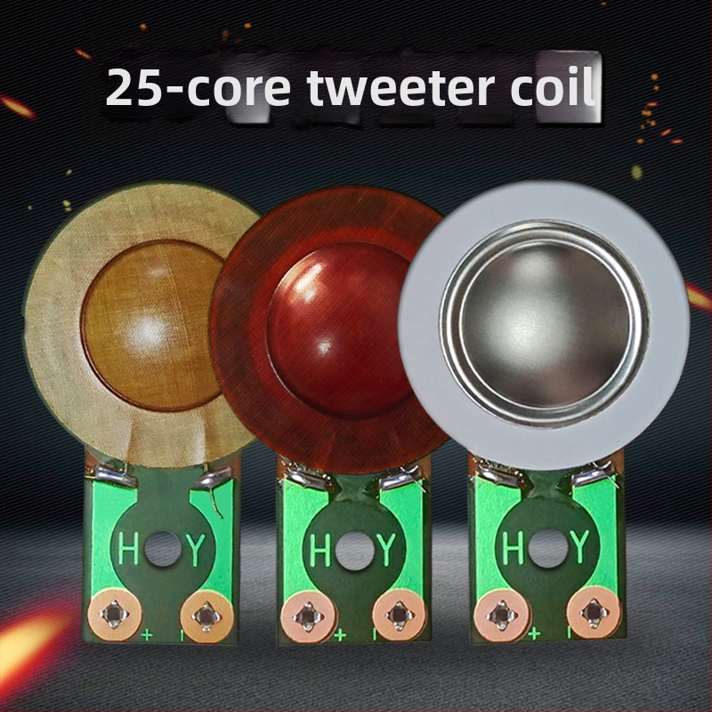 Tweeter pogon glava s 25.5 mm zavojnicom i titanijskom membranom
