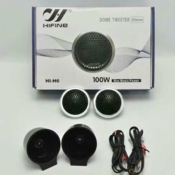 Augstas kvalitātes tweeteru draiveri — Modelis 1043, 12V, 4Ω, 150W, Materiāls: Silk Film Aluminum Alloy