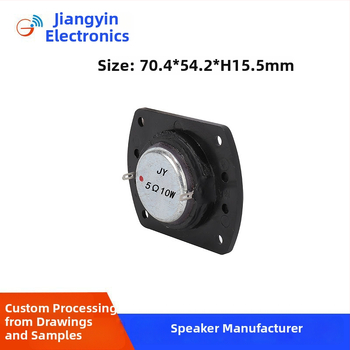 Panelový výškový reproduktor 5Ω 10W, vnútorný magnetický obvod, všetkými smermi