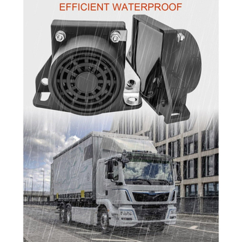 Autóelektrikus kürt YC-402 hangszóró teherautók számára, építőipari járművek és targoncák, 9–80V, 15W, 8Ω, 107dB