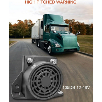 Autóelektrikus kürt YC-402 hangszóró teherautók számára, építőipari járművek és targoncák, 9–80V, 15W, 8Ω, 107dB