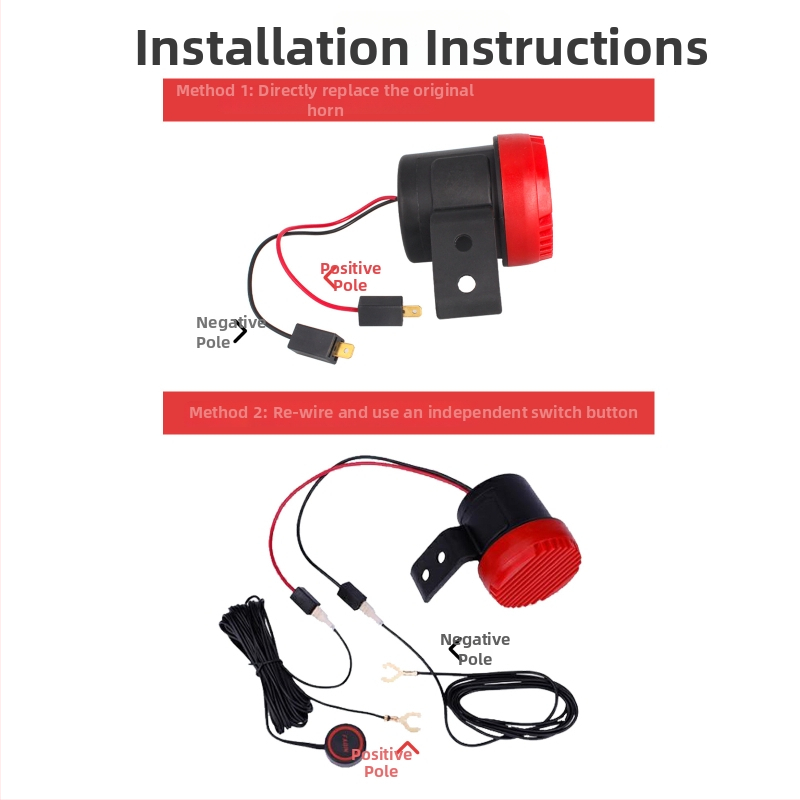 Reproduktor so štekotom psa a poplašným signálom 12V 48W 1.5Ω 110dB pre autá a motocykle