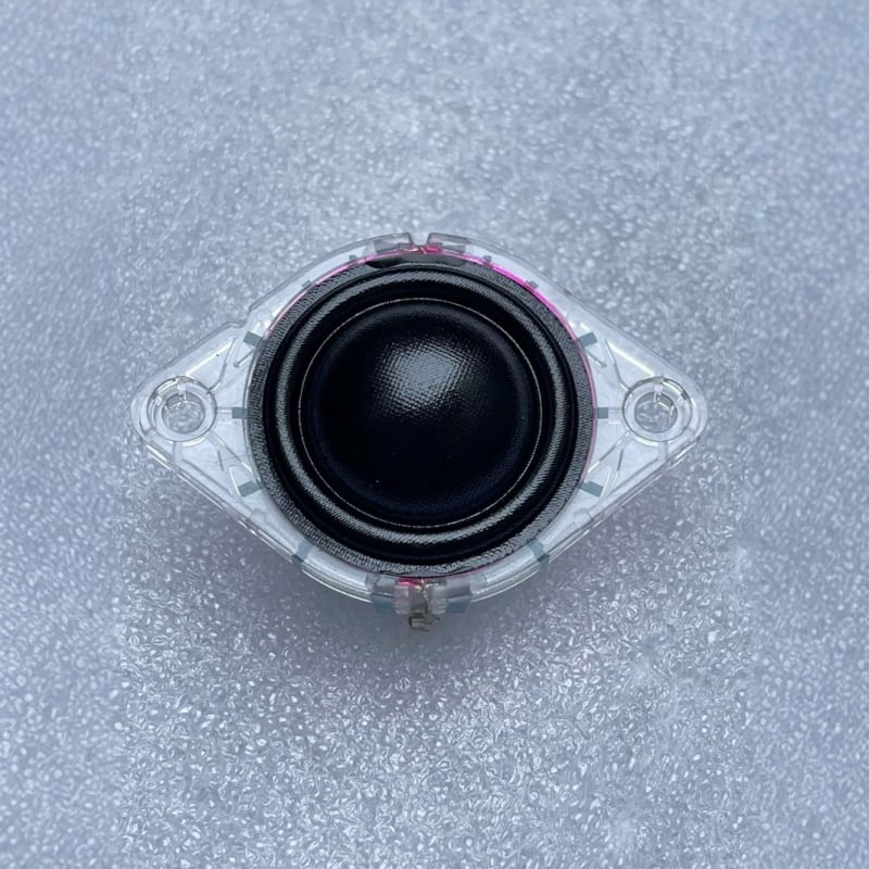 Magas frekvenciájú tweeter neodímium-mágnessel, áttetsző dóm, 4 Ω, hangszeres alkalmazásra