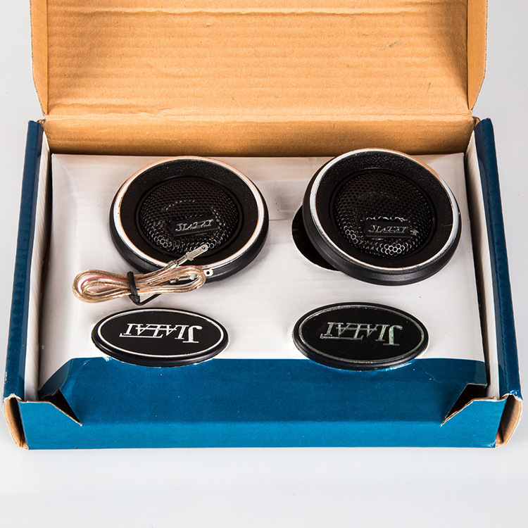 Автомобилен твитер, диаметър 6 см; Мощност: 12; Импеданс: 4 Ω; Чувствителност: 85; Честотен отговор: 89