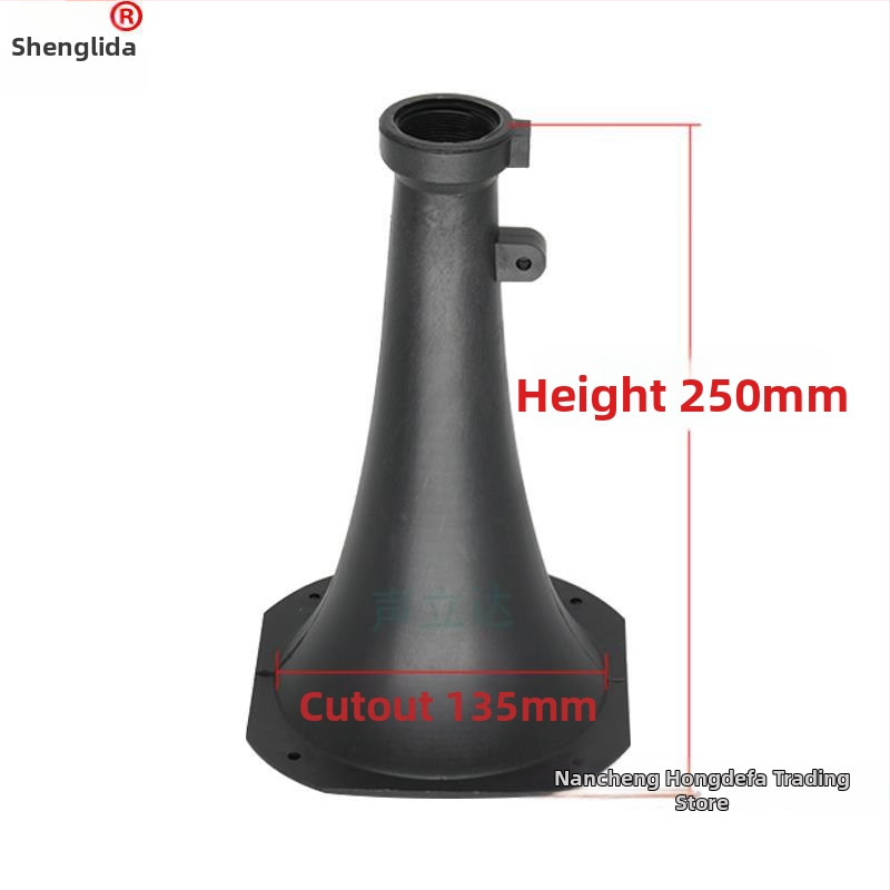 Vonkajší teatrálny reproduktor s tweeterom, rohom a riadiacou hlavou v plastovom obale