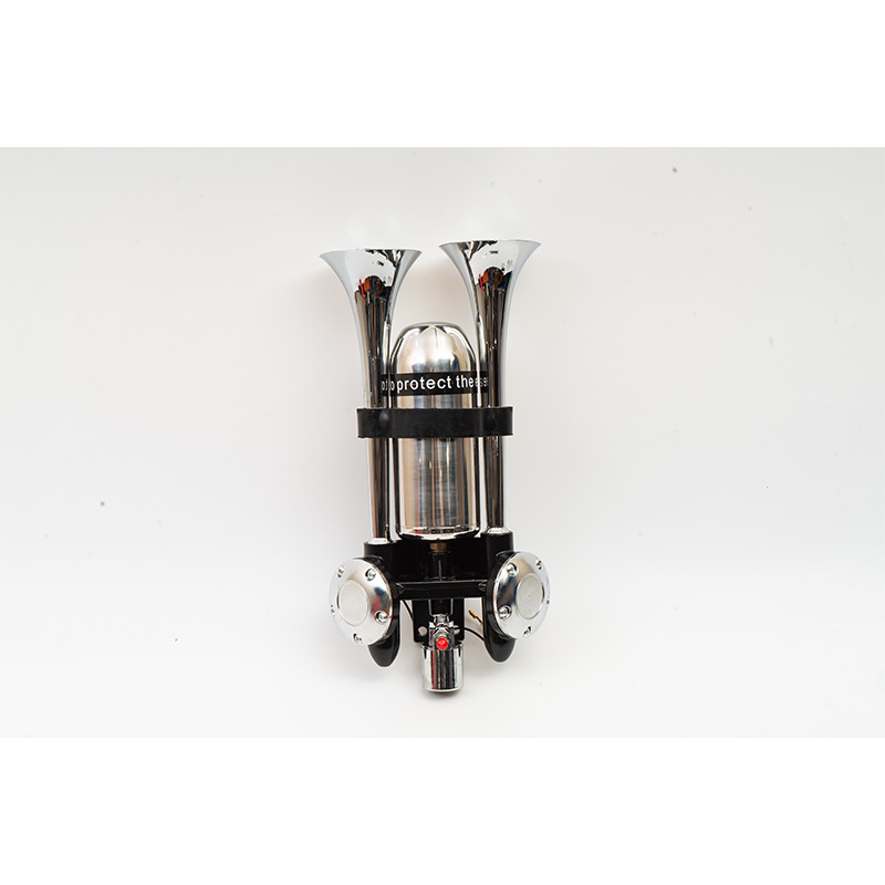 Autó elektromos kürt BLT414 beépített légpumpával (168W, 12V/24V, 180dB, 4Ω)