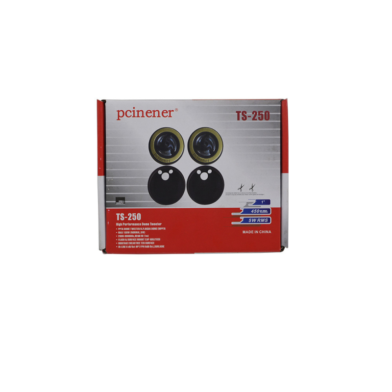 Automobilski tweeter TS250, impedancija 4 Ω, snaga 20 W, frekvencijski raspon 1–20 kHz