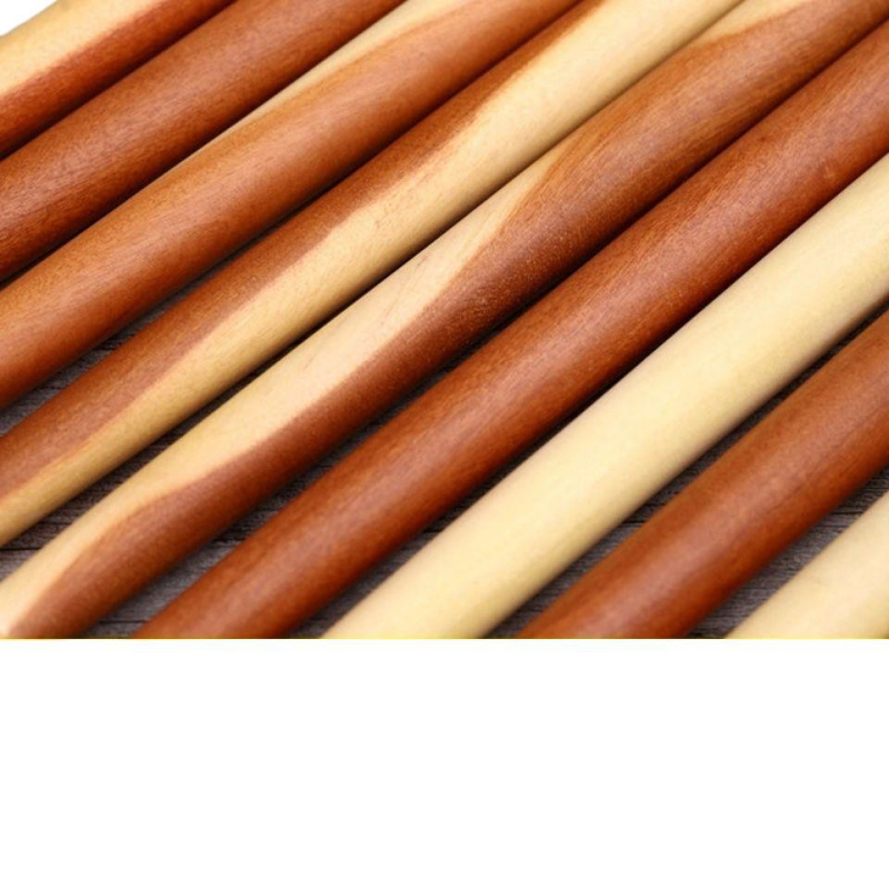 Waist Drum Sticks, pāris – jujube wood, modelis 2, sudraba pārklājums, zelta pārklājums, komplekts 2